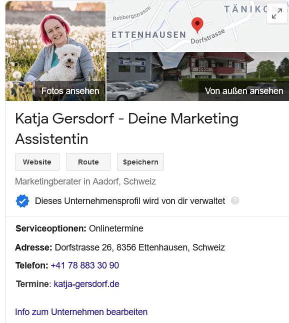 Katja Gersdorf - Google my Business Local SEO